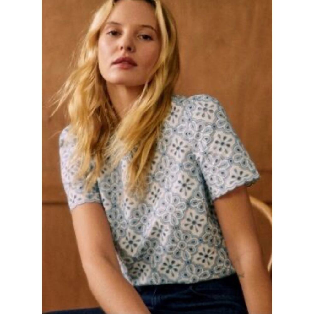 Sézane Blouse Eyelet - Picture 11 of 11